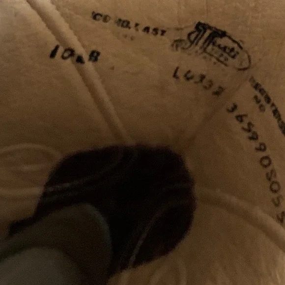 Justin Womens Distressed 10B Leather Western Cowboy Boots Snip Toe Swirl Stitch - Picture 7 of 15